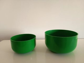 Set 4 Ciotole Kartell Anna Castelli 1976 Verdi