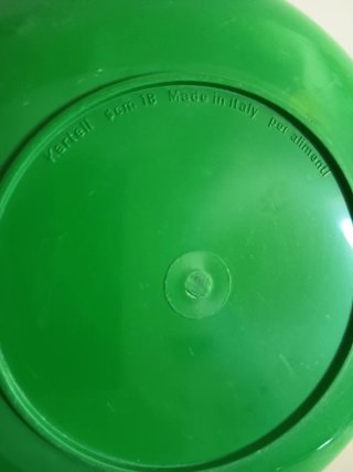 Set 4 Ciotole Kartell Anna Castelli 1976 Verdi