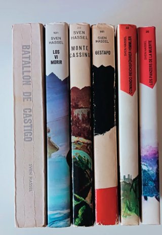 Colección libros de Sven Hassel (6+1)