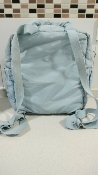 Mochila niña Stitch azul y blanco