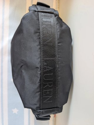 Bolso Hombro Ralph Lauren Nylon Negro