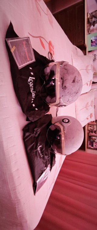 Conjunto 2 Cascos LEGENDARIO Vintage