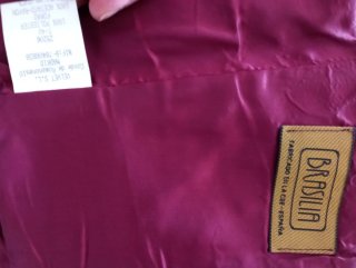 Conjunto corpiño y falda fiesta dorado y granate