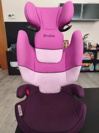 Silla coche Cybex rosa