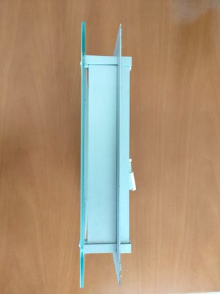 Plafón moderno cristal y metal