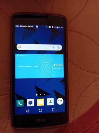 Móvil LG K8 Morado y Negro