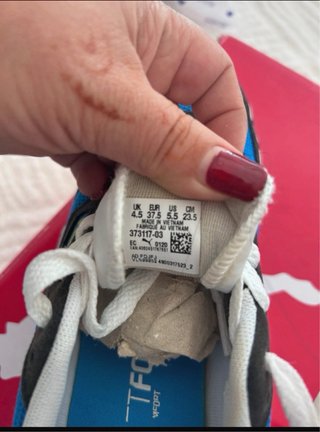 Zapatillas Puma R78 Azul y Rojo