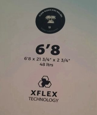 Tabla surf epoxy 6'8 Flowt