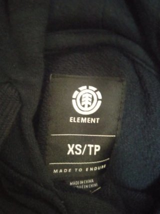 Sudadera Element Negra