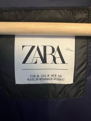 Chaqueta Zara Negra Talla M