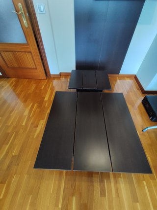 Mueble salón, estantería y 2 mesas Rebajado Urge