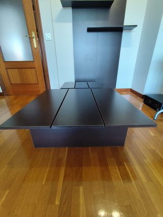Mueble salón, estantería y 2 mesas Rebajado Urge