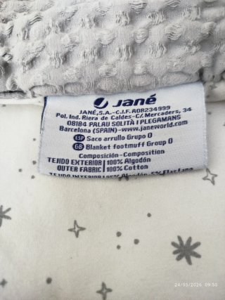 Sacco per ovetto Jané grigio