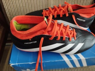 Botas de fútbol Adidas Predator Naranja/Blanco