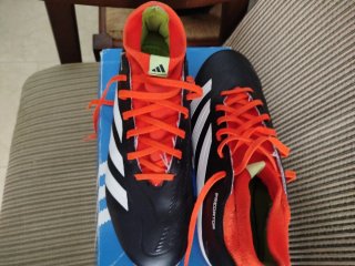 Botas de fútbol Adidas Predator Naranja/Blanco