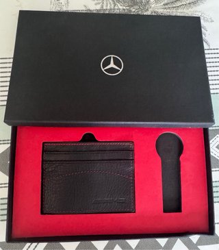 Tarjetero Cartera Mercedes AMG Piel