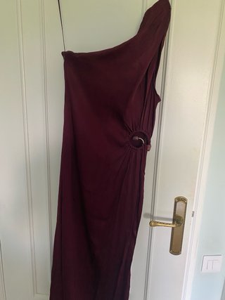 Vestido fiesta granate