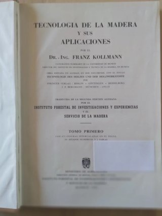 Libro TECNOLOGÍA DE LA MADERA Y SUS APLICACIONES