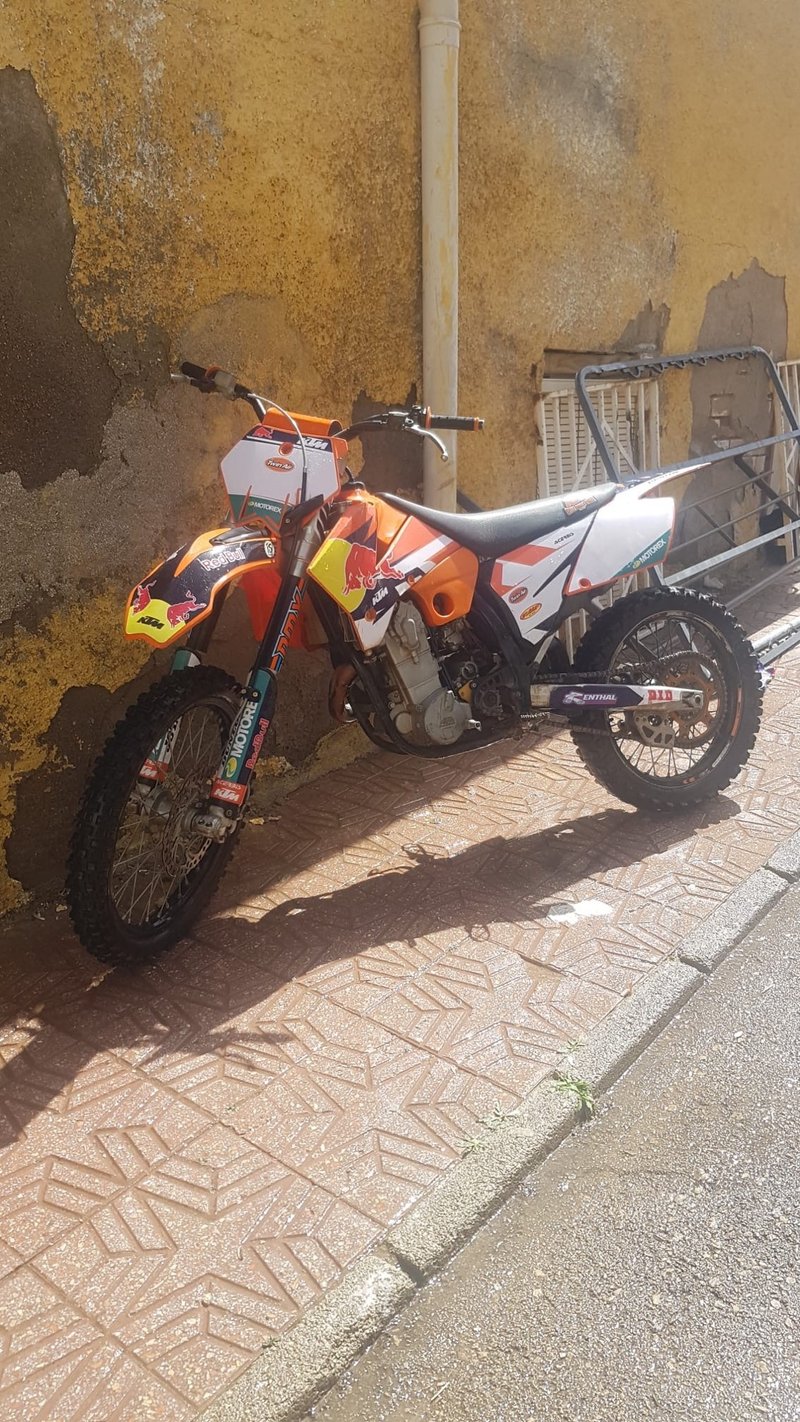 KTM 400 Enduro Naranja/Blanca