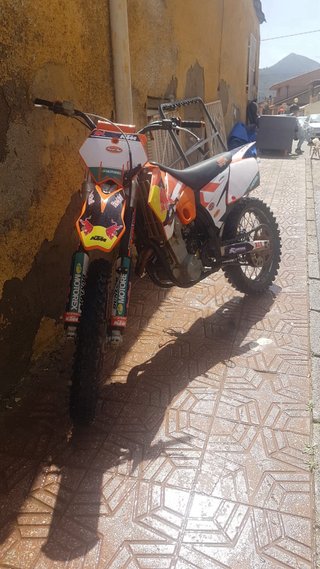 KTM 400 Enduro Naranja/Blanca
