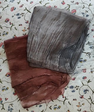 Lote 2 chales organza