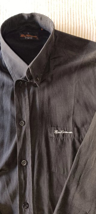 Camisa Ben Sherman Negra Talla M Manga Larga