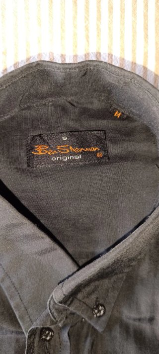 Camisa Ben Sherman Negra Talla M Manga Larga