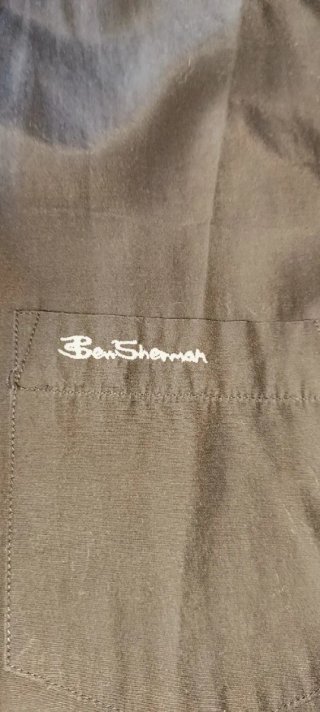 Camisa Ben Sherman Negra Talla M Manga Larga