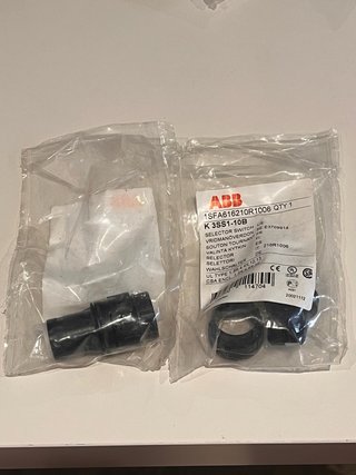 2 cabezales ABB K 3SS1-10B Selector Switch