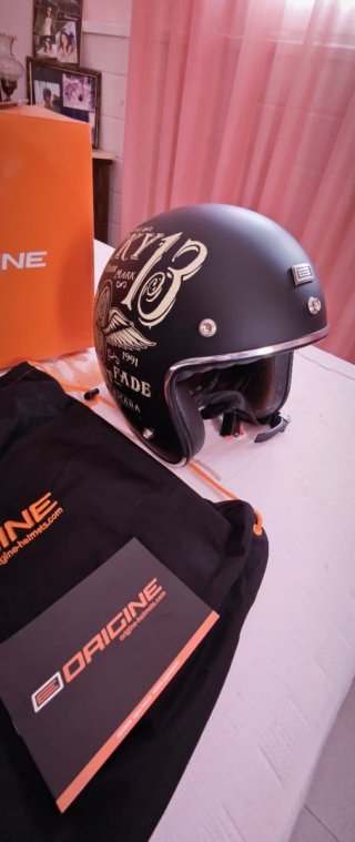Casco Jet ORIGINE Negro NUEVO