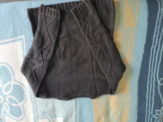 Jersey punto juvenil gris