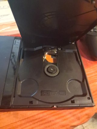 Ps2 Slim Negra Caja y Papeles