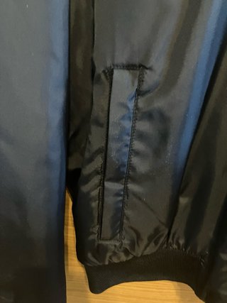 Chaqueta Bomber Negra Talla XS