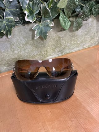 Gafas de sol Bulgari Marrón y Plata