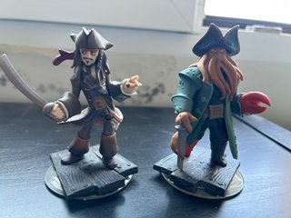 Figuras Disney Infinity Jack Sparrow y Davy Jones