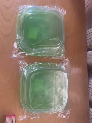 Coppia Contenitori Porta Pranzo Scottex Verdi