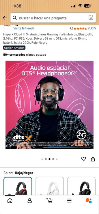 HyperX Cloud III S Auriculares Gaming Inalámbricos