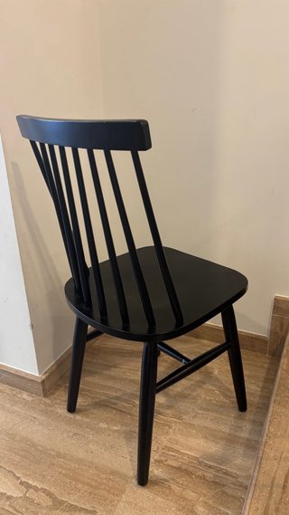 Silla Comedor Kave Home Tressia Madera Negra