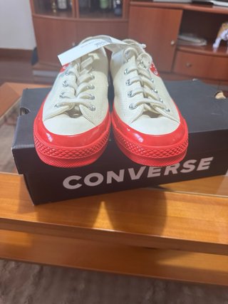 Zapatillas Converse x CDG Corazón Rojas