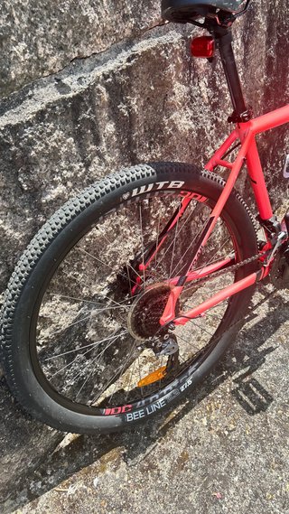 Bicicleta Cannondale Roja