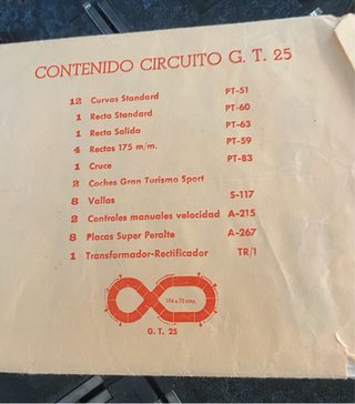 Scalextric G.T. 25 - Circuito de Coches