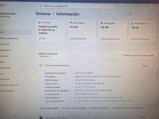 Lenovo ThinkCentre i5-7400 12GB RAM SSD 256GB HDD