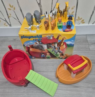 Playmobil 1.2.3 Arca de Noé, forma de maletín