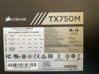 Corsair TX750M Fuente de Alimentación Modular