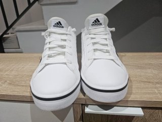 Zapatillas Adidas Hombre Blancas y Negras