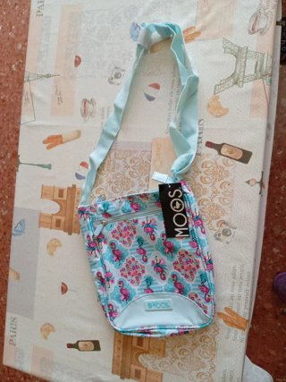 Bolso niña bandolera flamencos MOOS