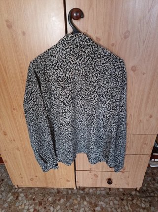 Camisa manga larga mujer estampado