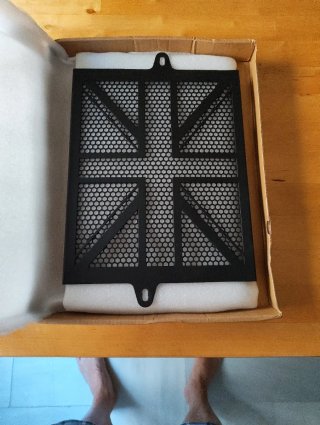 Protector Radiador Triumph Speed 400 Negro.