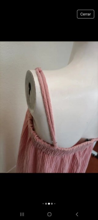 Mono rosa largo tirantes