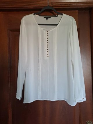 Lote 2 Blusas Blancas Cortefiel